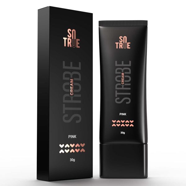 Sotrue Strobe Cream Pink for Face Radiance, Multipurpose Strobe Cream, Dewy Glazed Instant Glow, Highlighter For Face, Boosts Hydration, For All Skin Types, 30g