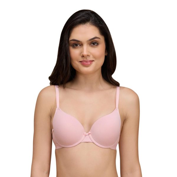 NYKD Encircled with Love Everyday Cotton Pushup Bra for Women, Wired, Full Coverage, Lightweight-Adjustable Straps Bra-NYB249