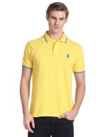 U.S. POLO ASSN. Men's Tipped Collar Pure Cotton Slim Fit Polo Shirt