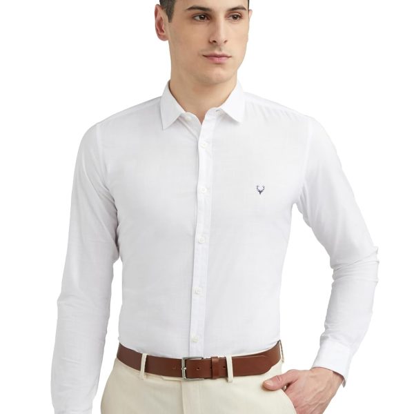 Allen Solly Men's 100% Cotton Slim Fit Shirt