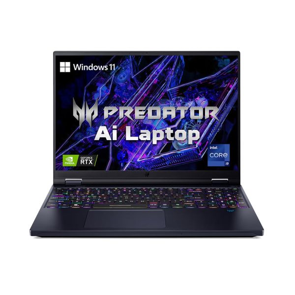 Acer Predator Helios 16 Gaming Laptop 14th Gen Intel Core i9 Processor (Windows 11 Home/16 GB/1 TB SSD/NVIDIA GeForce RTX 4070) PH16-72 with 40.64 cm (16") WQXGA Display