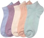 CREATURE Ankle Length Plain Colourful Socks For Women/Girls-Combo Free Size Pack of 5 Pairs(SCS-WS-07-P-05)