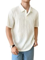 Leriya Fashion Cotton Polo T-Shirt for Men – Soft Breathable Fabric | Regular Fit Half Sleeve Collar Tee for Summer Casual Wear