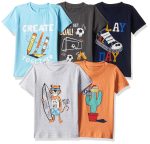 T2F Boy's Solid Regular Fit T-Shirt