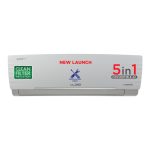 Lloyd 1.0 Ton 5 Star Inverter Split AC (5 in 1 Convertible, Copper, Anti-Viral + PM 2.5 Filter, 2023 Model, White with Chrome Deco Strip, GLS12I5FWBEV)
