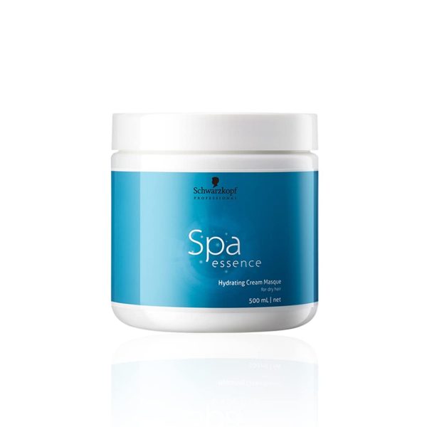 Schwarzkopf Professional Spa Essence Hydrating Masque for Men Women | Intense Moisturizing Hair Mask for Dry, Damaged & Dehydrated Hair | Deep Nourishment & Smooth, Soft & Healthy Hair (500ml)