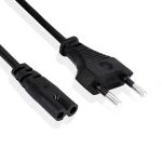 DKD Power Cord/cable/plug For PS3 Slim/ PS4 /PS5/ PS4/xbox one/xbox one SX Slim/TV video Game console Power Supply Cable ony(Black)