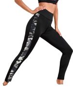 KGN High Waist Gym Pants for Women Workout – Squat-Proof, Stretchable Yoga Jeggings Pants | Comfortable Sports Leggings for Workout - Active wear for Women Gym Cherry Blossom Reed for Home -S