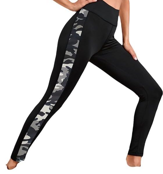 KGN High Waist Gym Pants for Women Workout – Squat-Proof, Stretchable Yoga Jeggings Pants | Comfortable Sports Leggings for Workout - Active wear for Women Gym Cherry Blossom Reed for Home -S