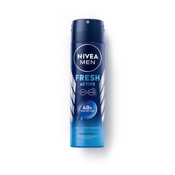 NIVEA Men Fresh Active Original Deodorant for Men, 150ml