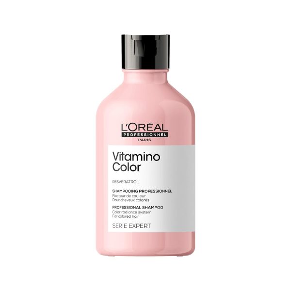 L'OREAL PROFESSIONNEL PARIS Vitamino Color Shampoo For Coloured Hair, 300Ml|Professional Color Protect Shampoo |Coloured Protection Shampoo With Uv Protection, 1 Count