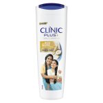 Clinic Plus Strong & Thick Shampoo with Rice water,Protein & Vitamin E for Hair Strengthening, Breakage Reduction and Thicker Hair,355 ml.