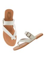 Shoetopia Stylish Side Buckle Detailed Flats for Women & Girls