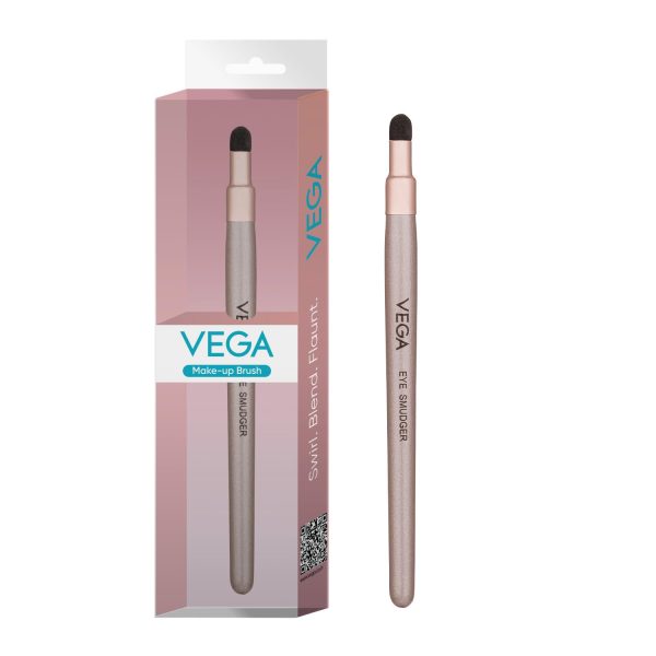 Vega Eye Smudger Brush with Soft Sponge for Smoky Eye, Blending Eyeshadow Brush, Eye Makeup Brush for Women, (MBN-22)