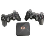 GSH Video Game Box G5 WiFi 4K HD Super Console X 20+ Emulator 30000+ Gamesgames Retro TV Box Video Game Player for CPS, Gb, Gba, Gbc, and Wireless Gamepad Controller. (64 Gb), Black
