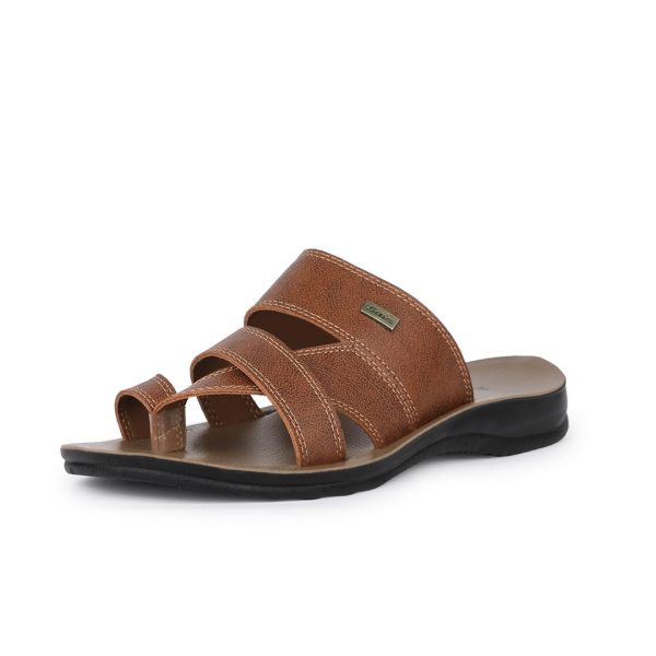 Bata Men's PU Synthetic Casual Slippers Size- 8