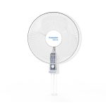 Crompton High Flo Waveplus wall mount fan-KD white