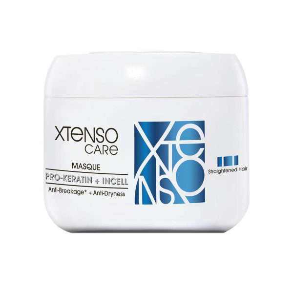 L'Oréal Professionnel Xtenso Care Masque for Frizz-Free, Smooth & Manageable Hair 196gms | Enriched with Pro Keratin & Incell | For Men & Women | Unruly, Unmanageable Hair