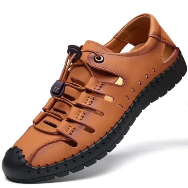 OZJI Faux Leather Stylish sandals