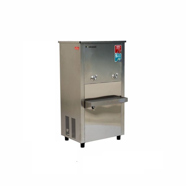 Rockwell 80 litres Stainless Steel Water Cooler, Energy Efficient, 2 Faucet (RWCSS 4080)