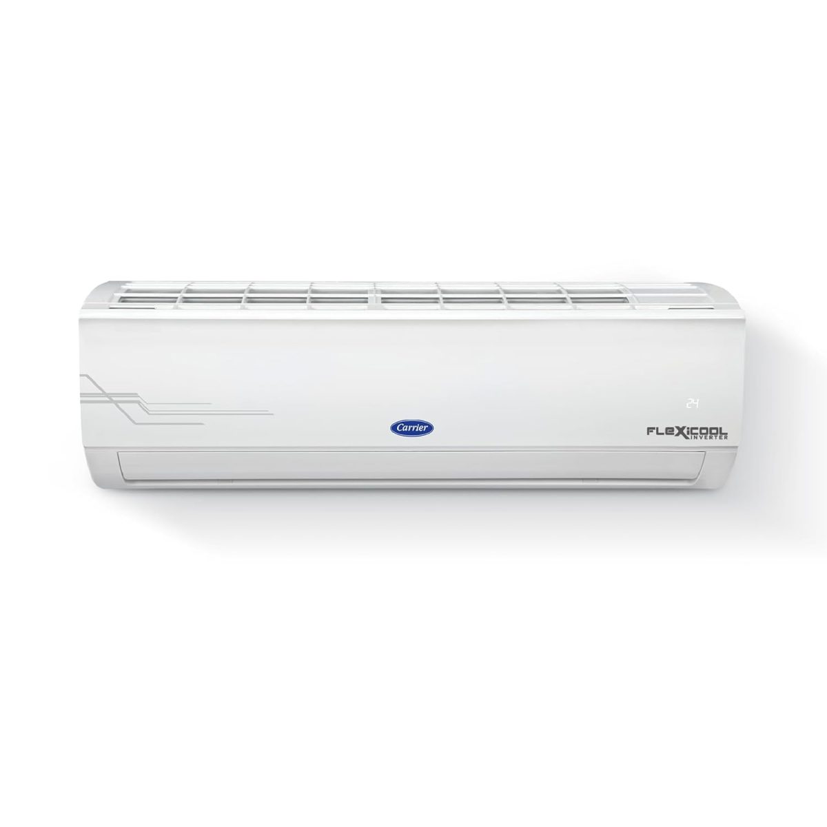 Carrier 1.5 Ton 5 Star AI Flexicool Inverter Split AC (Copper, Convertible 6-in-1 Cooling,Dual Filtration with HD & PM 2.5 Filter, Auto Cleanser, ESTER Exi, CAI18ES5R34F0,White)
