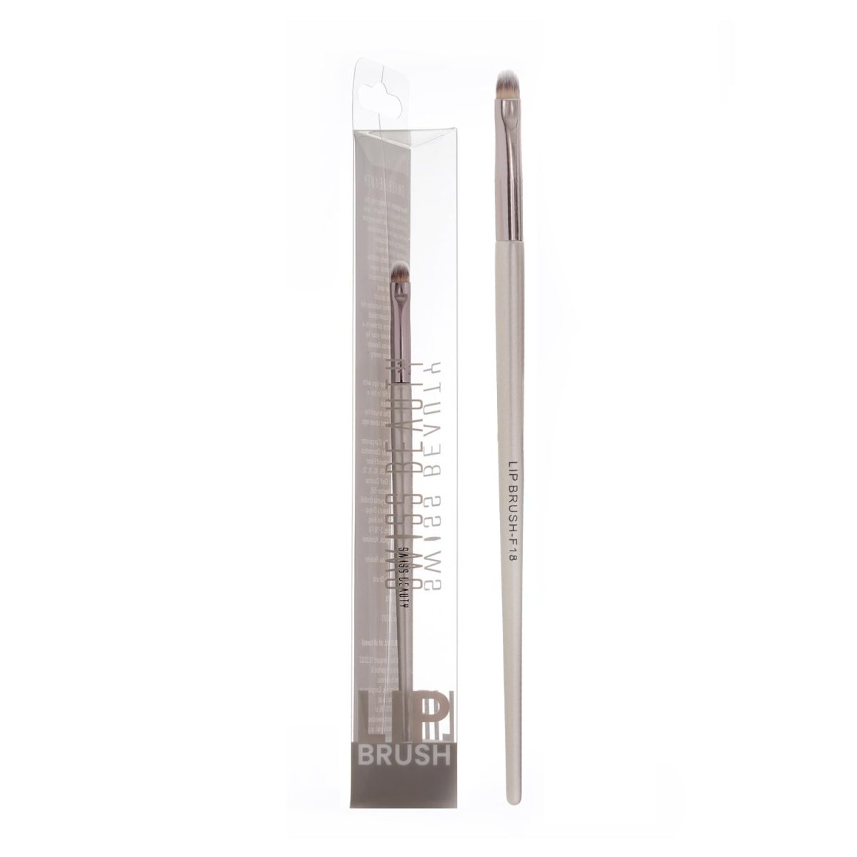 Swiss Beauty Lip Brush with Soft & Synthetic Bristles | Ideal for Cream and Liquid products | Easy to hold & Precise application