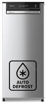 Whirlpool 192 L 3 Star Vitamgic Pro Inverter Direct-Cool Single Door Refrigerator (215 VMPRO PRM 3S INV STEEL-Z, Auto Defrost Technology,