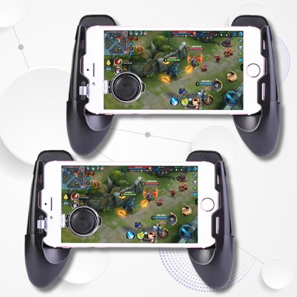 Drumstone { 𝑩𝑼𝒀 𝑶𝑵𝑬 𝑮𝑬𝑻 𝑶𝑵𝑬 ) Gamepad JL01 with Adjustable Joystick | 3-in-1 Mobile Gaming Controller for PUBG | Universal Phone Grip Handle for Smartphone- 𝟖 𝐘𝐄𝐀𝐑𝐒 𝐖𝐀𝐑𝐑𝐀𝐍𝐓𝐘