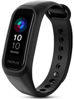 Sounce Black Adjustable Band Strap Compatible for Oneplus Band Strap & Oppo Smart Band