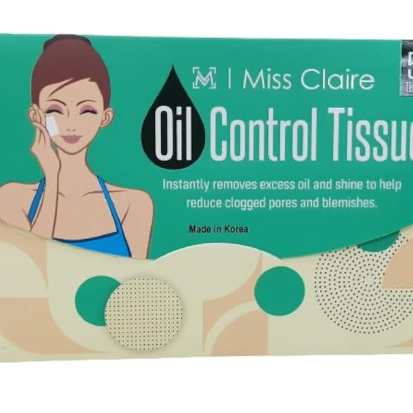 Miss Claire Miss Claire Oil Control Tissue, Brown, 50 Count, Clear, 50 Pieces