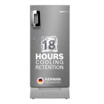 Bosch 207 L, 3 Star, Direct-Cool Single Door Refrigerator (CST20S23PI, Silver, Pedestal)