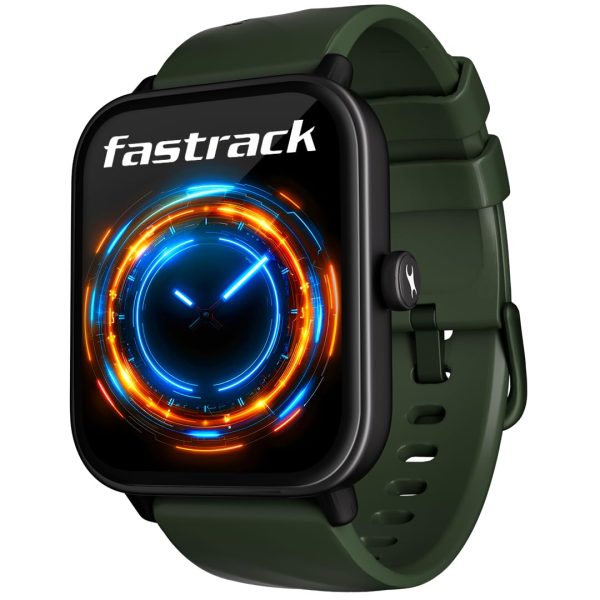 Fastrack Limitless Glide X 1.83" Smart Watch with Ultra UV HD Display, SpO2, Heart Rate & Sleep Tracking, Bluetooth Calling, 100+ Sports Modes, 5-Day Battery, Smartwatch for Men & Women (Green)