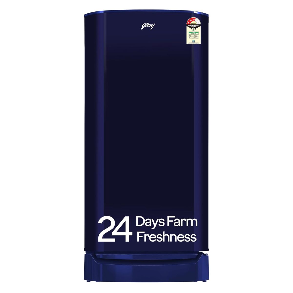 Godrej 183 L 3 Star Farm Fresh Crisper Technology With Jumbo Vegetable Tray Direct Cool Single Door Refrigerator (RD R190C WRF NY BL, Navy Blue)