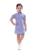Naughty Ninos Girl Pleated Knee Length Dress