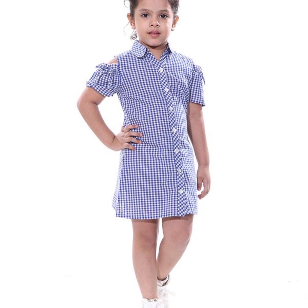 Naughty Ninos Girl Pleated Knee Length Dress