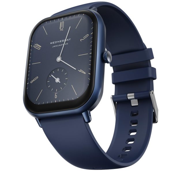 Fire-Boltt Ninja Call Pro Max Smart Watch 2.01 inch Display, Bluetooth Calling, 120+ Sports Modes, Health Suite, Voice Assistance (Navy)