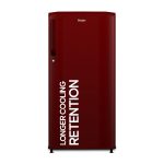Haier 175 L, 2 Star, Direct-Cool Single Door Refrigerator (HED-182RS-N, Red Mono)