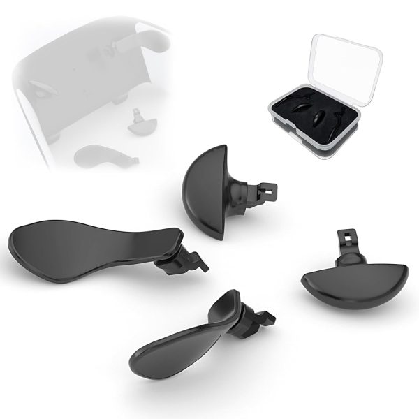 Metal Back Paddles for PS5 Edge Controller, 4PCS Back Buttons for PS5 Dual Sense Edge Game Controller, Paddles Trigger Buttons Replacement Accessories