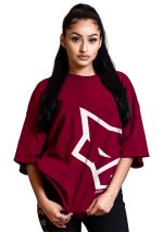 LEOTUDE Women's Cotton Oversized Fit T-Shirt