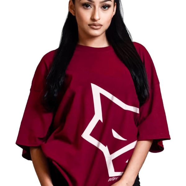 LEOTUDE Women's Cotton Oversized Fit T-Shirt