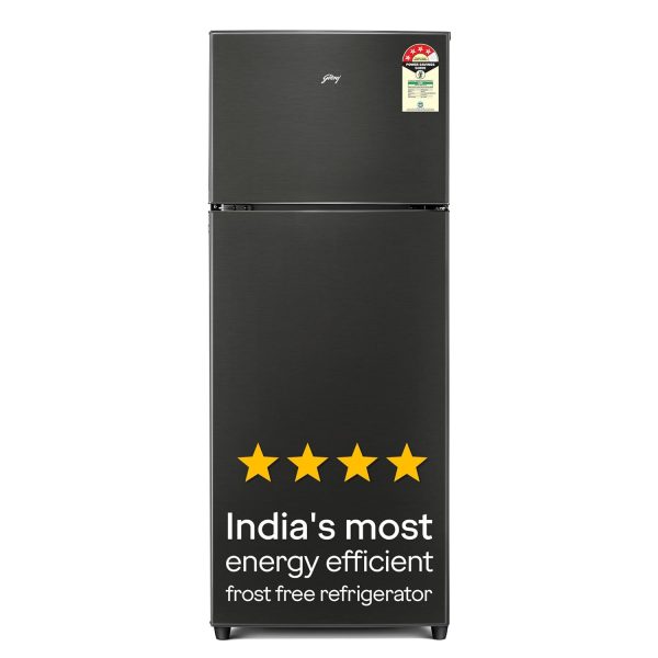 Godrej 244 L 4 Star, Convertible Freezer 6-In-1, Nano Shield Technology, Inverter Frost Free Double Door Refrigerator(2025 Model, RT EONVALOR 280D RCIF FS ST, Fossil Steel)