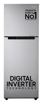 Samsung 236 L, 2 Star, Digital Inverter, Frost Free Double Door Refrigerator (RT28C3032GS/HL, Gray Silver)