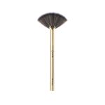 MARS Artist's Arsenal Professional Fan Brush For Face Highlighting | Precise Synthetic Brushes | Feather Soft Touch | Perfect For Highlighting | Luxe Packaging Makeup Brush (Golden)