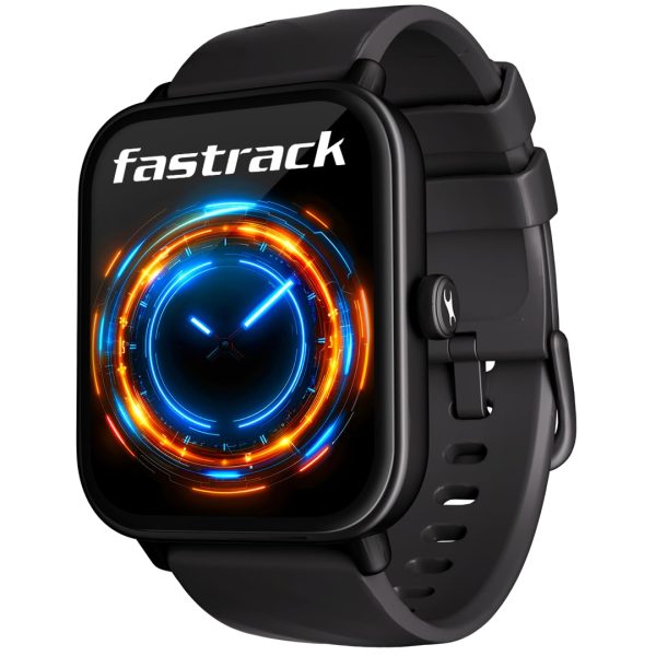 Fastrack Limitless Glide X 1.83" Smart Watch with Ultra UV HD Display, SpO2, Heart Rate & Sleep Tracking, Bluetooth Calling, 100+ Sports Modes, 5-Day Battery, Smartwatch for Men & Women (Black)