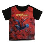 Marvel Spiderman by Wear Your Mind Boy's Regular Fit T-Shirt