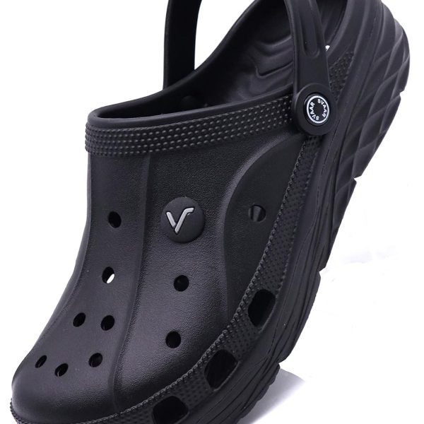 SVAAR Men's Lightweight Classic Clogs || Sandals with Adjustable Back Strap for Men
