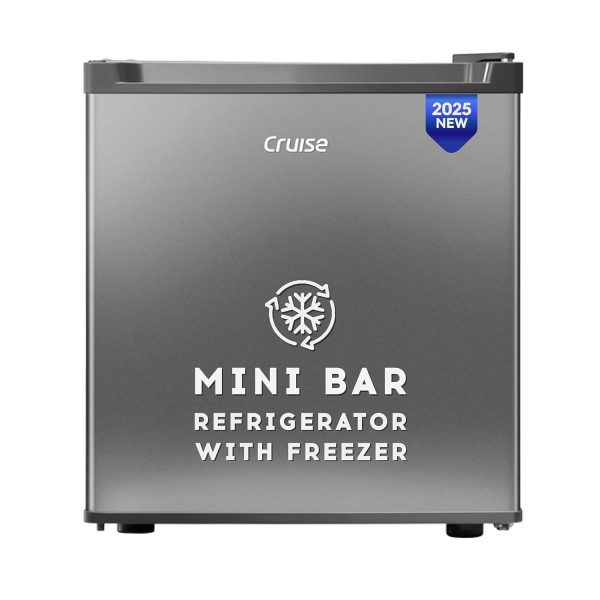 Cruise 45 L 2 Star Compact Minibar Refrigerator with Freezer Compartment - Direct Cool Technology (Single Door, Graphite Grey, CRDSVK-FZ1050G)