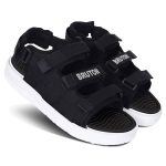 BRUTON Sandals for Men's Light weight, Comfortable & Trendy | Soft Footbed | Casual and Stylish Sandals for Walking