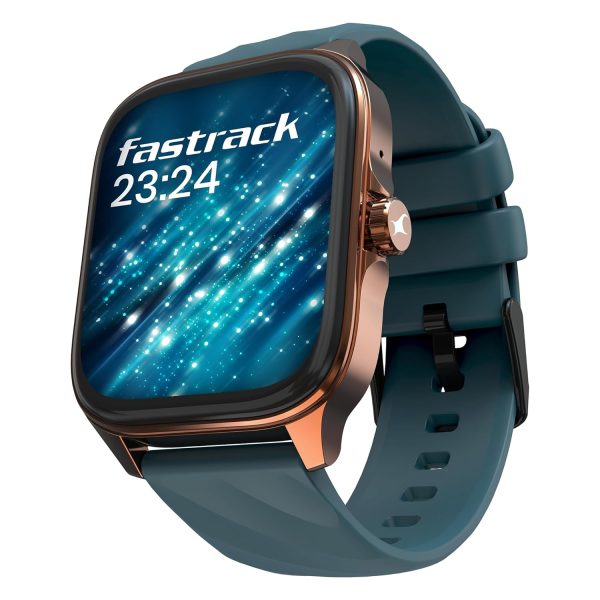 Fastrack Astor FS1 Pro Smart Watch, 1.97" AMOLED Display, Bluetooth Calling, 100+ Sports Modes, SpO2 & Heart Rate Monitoring, Women's Health, IP68, Up to 5 Days Battery, Functional Crown (Teal)
