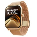 Fastrack New Limitless Classic|Large 1.91" Super UltraVU Display|Functional Crown|Highest 320x385 Pixel Resolution|SingleSync BT Calling|100+ Sports Modes|Metal Case Premium Smartwatch - Rose Gold